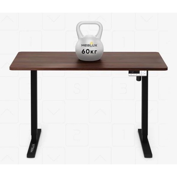 Фото - Стол с электрорегулировкой высоты Mealux PowerDesk Lite Walnut (EVO-201 Lite Walnut /B)